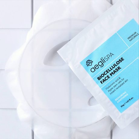 Sheet mask προσώπου Βιοκυτταρίνης για βαθιά ενυδάτωση, επανόρθωση και λάμψη