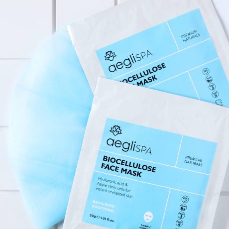 Sheet mask προσώπου Βιοκυτταρίνης για βαθιά ενυδάτωση, επανόρθωση και λάμψη