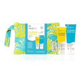 Το CLEAN SUNSCREEN – BODY SET περιέχει το CLEAN SUNSCREEN BODY MILK και τo CLEAN AFTER SUN με ΔΩΡΟ το συλλεκτικό limited edition Bleecker and Love BAG